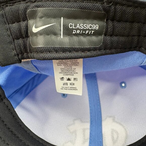 Nike Classic99 Mens Blue North Carolina Tar Heels Logo Baseball Hat Cap Size M/L - Picture 6 of 8